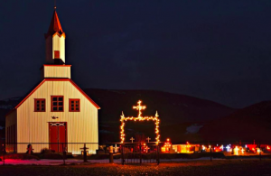 Graveyards in Iceland during Winters 