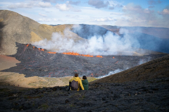 Volcano eruption in Iceland 2022 