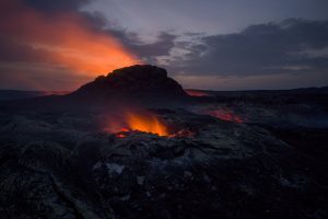Volcanos in Iceland 