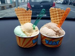 Ice cream flavors in Valdis Reykjavik